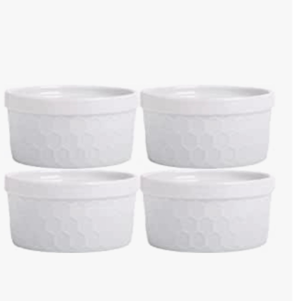 Ramekins set 4 ounces each for cooking brand new